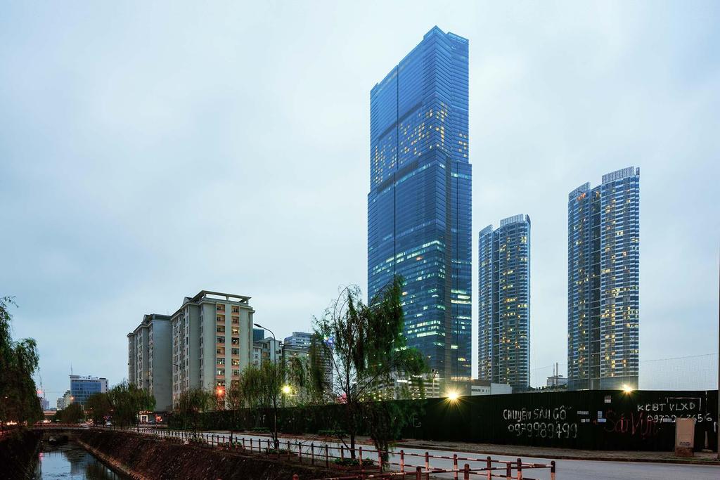 TỔ HỢP KS 5 SAO, TTTM, VP & CĂN HỘ CAO CẤP KEANGNAM KEANGNAM COMPLEX ĐƯỜNG PHẠM HÙNG CẦU GIẤY HÀ NỘI PHAM HUNG STREET CAU GIAY - HANOI 2008-2011 CĐT: Keangnam (HQ) 1 tháp 70 tầng &