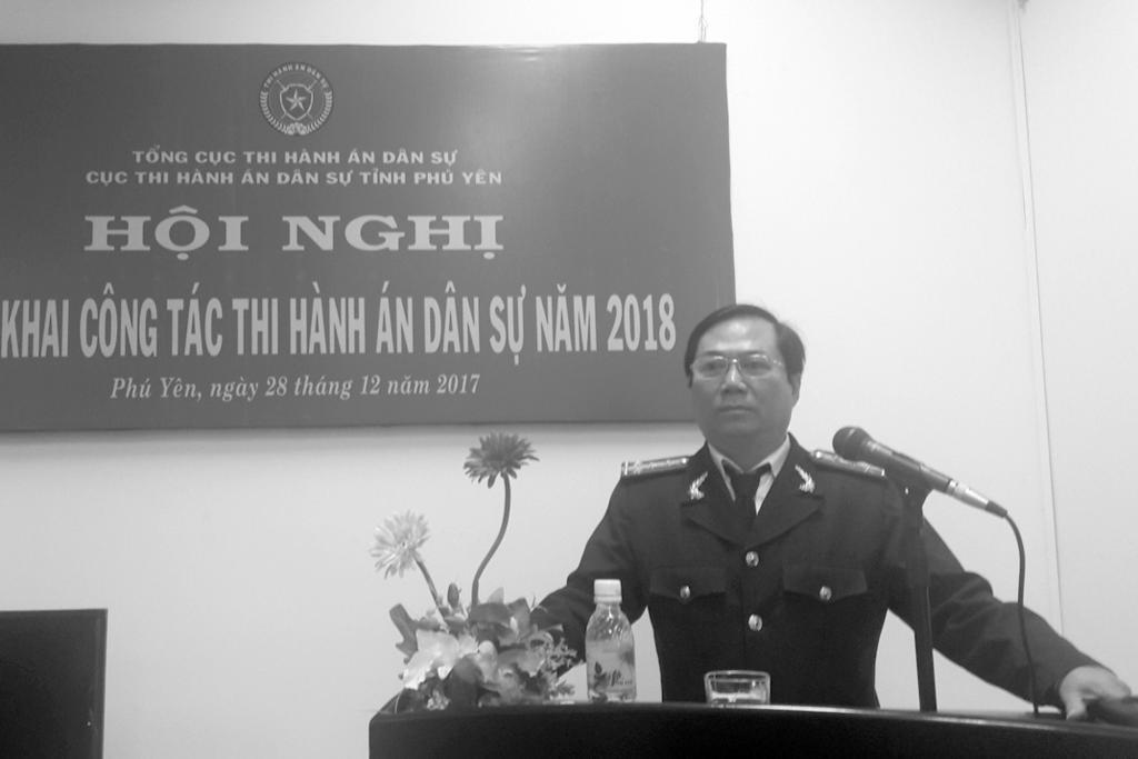 Khai mạc Hội nghị, ông Hà Công Khánh - Cục trưởng Cục THADS cho biết, mặc dù năm 2017 gặp không ít khó khăn với lượng án thụ lý mới tăng cao và rất nhiều vụ việc có điều kiện nhưng không thể thi hành