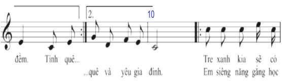 53 (PL 4.5 tr.101) Để thực hiện dàn dựng, GV chia lớp chỉ còn hai nhóm, đồng thời chọn hai SV có năng khiếu hát tốt nhận nhiệm vụ lĩnh xướng.