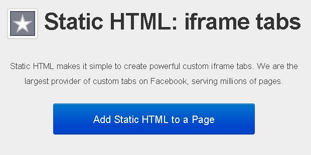 page bạn cần tích hợp và chọn thêm Static HTML: