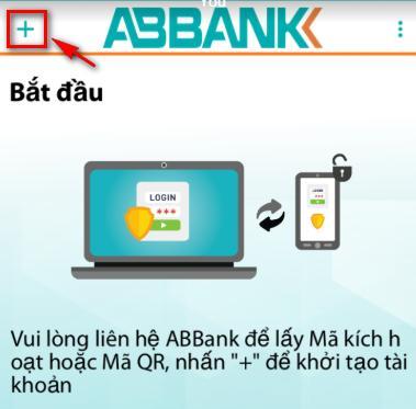 - Bước 6: KH mở ứng dụng ABBANK Soft OTP chọn