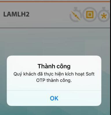 + KH kích hoạt lại ứng dụng ABBANK Soft OTP trên cùng một thiết bị điện thoại + Ứng dụng ABBANK Soft OTP bị khóa -