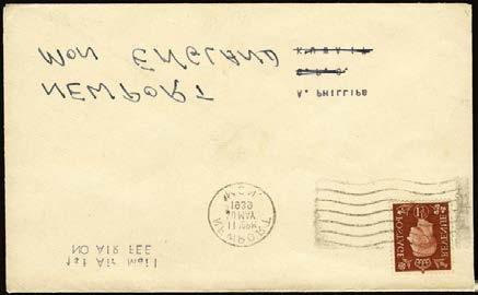COVERS 620 620 E 1939 52 small group of six philatelic covers.