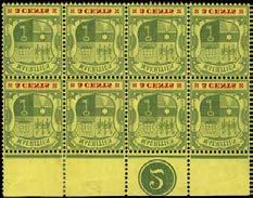 682 C 1965 70 2s Gozo errors GOLD (FRAME) OMITTED and GOLD (CENTRE) OMITTED and a normal for comparison; also 3s lower left corner block of plate block of four showing DOWNWARD SHIFT OF GOLD 1964 ;