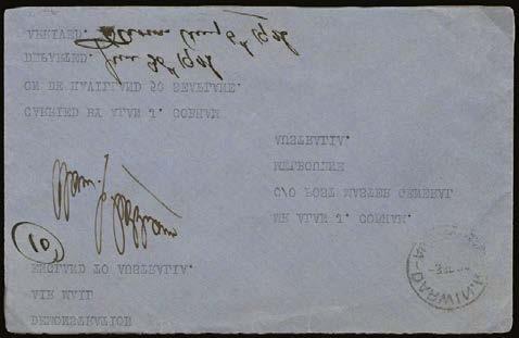 40 40 E 1926 A.J.Cobham Darwin Sydney flight, stampless cover cancelled by Darwin (3.Sep.26) cds with typed inscription Demonstration/Air Mail/ England to Australia/ carried by Alan J.