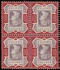 1027 1028 1026 C 10d Dull purple and deep dull carmine. Very fine used o.g. block of four of this difficult shade (lower pair unmounted o.g.), superb deep colour. 1991 RPS Cert. 500 550 1027 C 1s.