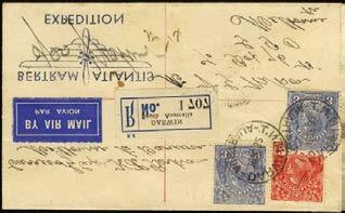 Dec), fine condition, only 12 covers carried, cover is signed by the pilot H. Bertram, Eustis 240 120 150 46 Illustrated at 76% 46 E 1932 Charles W. A.