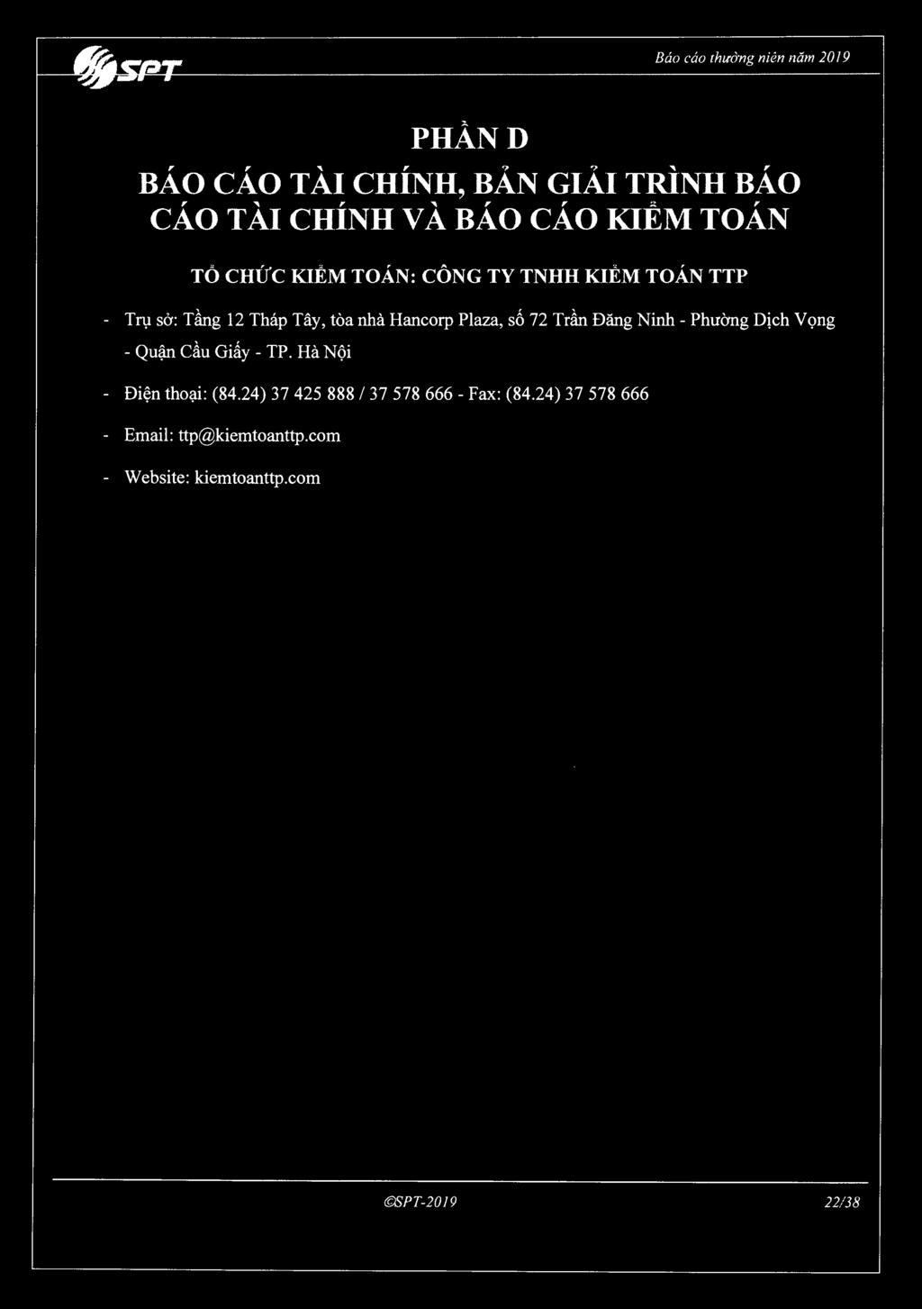 s6 72 Trfin Dang Ninh - Phuong Dich Vong - Quan cau Giay - TP. Hi NQi - Dien thoai: (84.