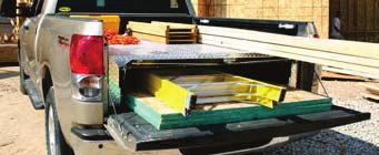 With the DAMAR TruckDeck there is a better way to keep your items organized, quickly load your truck bed, and easily transport items into the job site without making multiple trips to and from your