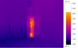 Phương pháp phát hiện nguồn nhiệt bằng thiết bị đo infrared Khi đa xa c điṇh đươ c nguon nhie t, vie c di chuyen thiet bi ra kho i