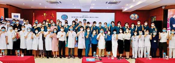 Ngày 25/8/2021, tại Lễ xuất quân của Đoàn công tác Bệnh viện Tai Mũi họng TW hỗ trợ TP.