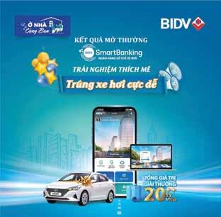 Sản tiêu phẩm điểm dịch vụ Trúng thưởng nhà xịn, xe sang với BIDV SmartBanking Huyền Nhung BIDV SmartBanking không chỉ gây ấn tượng bởi sự thân thiện, tiện ích với nhiều tính năng vượt trội, hoàn