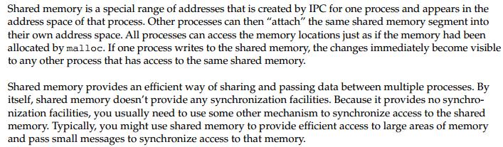 Hệ điều hành Bài tập tuần 6 5 Bài tập 3 : chia sẻ vùng nhớ chung Hai tiến trình độc lập với nhau có thể chia sẽ dữ liệu qua một vùng nhớ chung (shared memory).