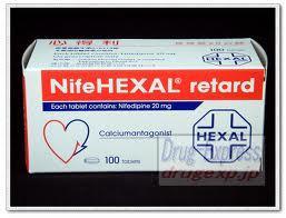 Nifehexal retard THUỐC TIM MẠCH Viên nén phóng thích kéo dài Hoạt chất: Nifedipine Chỉ định: NifeHEXAL retard được dùng trong các trường hợp: _ Tăng huyết áp.