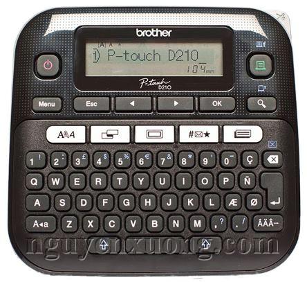 PT-D210 Label Printer with QWERTY (UK)