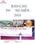BÁO CÁO THƯỜNG NIÊN 2018 CÔNG TY CỔ PHẦN MAY SÔNG HỒNG Nguyễn Đức Thuận Nam Định