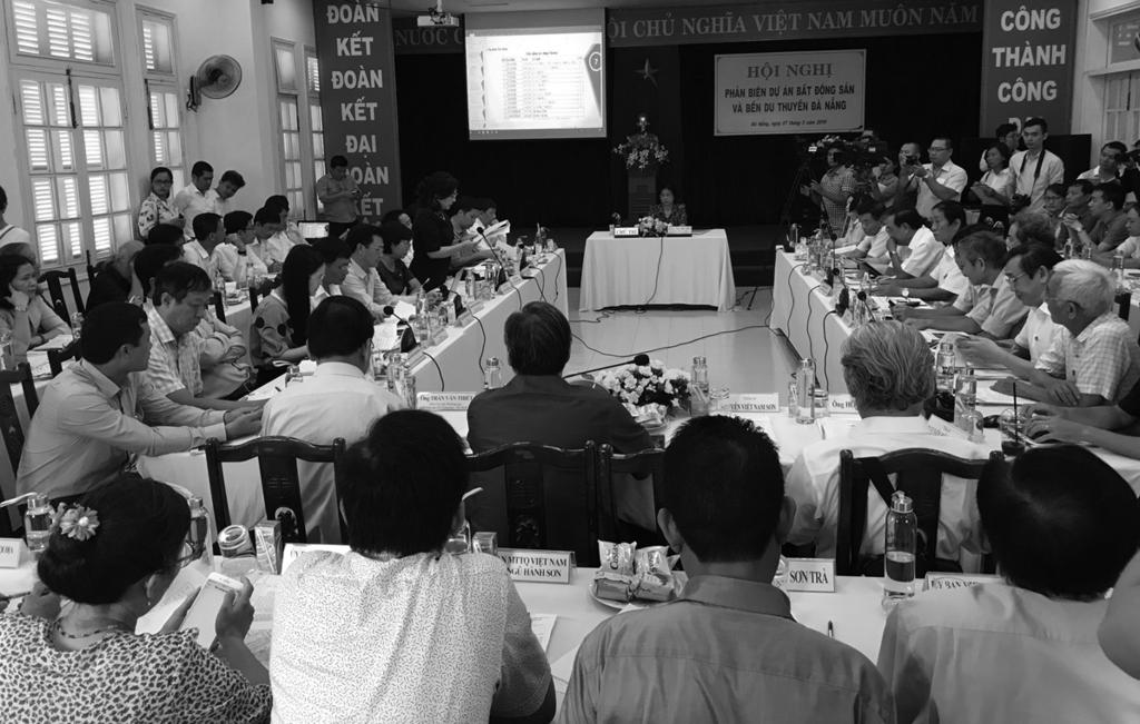 6 ĐIỀU TRA Ngày 7/5, Ban Thường trực Ủy ban Mặt trận Tổ quốc Việt Nam (MT- TQVN) TP Đà Nẵng tổ chức Hội nghị phản biện xã hội đối với dự án Bất động sản và Bến du thuyền Đà Nẵng (Marina Complex) của
