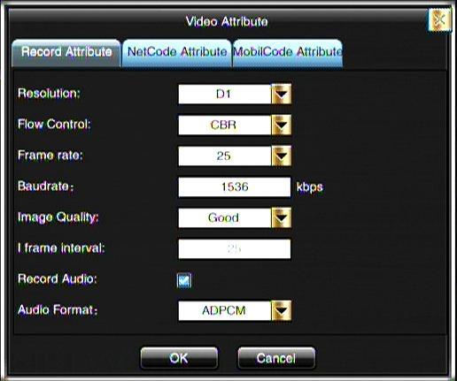 Cấu hình kênh Chọn Channel xuất hiện giao diện như bên dưới Basic Setting : Channel number: chọn camera cần cài đặt Channel name: đặt tên cho