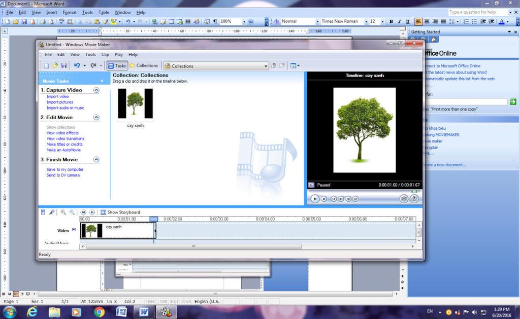 Dùng phần mềm vẽ để tạo được tệp cây3.jpg.