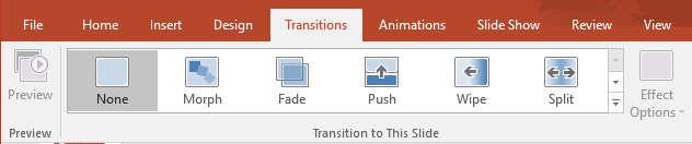 Hiệu ứng chuyển trang Chọn tab Transitions Effect Options: Tùy chọn cho hiệu ứng 21 Nội dung 1. Giới thiệu chung về Microsoft Powerpoint 2.
