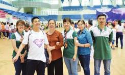 có những trải nghiệm tuyệt vời khi tham gia "Chương trình thể thao thân thiện" trong ngày hội Việt Nam nhận thức về tự kỷ lần thứ 4 do Liên hiệp về người khuyết tật Việt Nam (VFD) tổ chức tại Cung