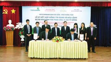 KẾT NỐI Vietcombank Nam Sài Gòn ký hợp đồng tín dụng và bảo lãnh dự án Midtown The Peak trị giá hơn 5.