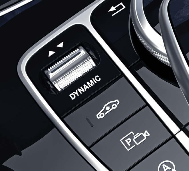 Với cụm điều khiển DYNAMIC SELECT ở vị trí trung tâm, bạn có thể tùy chọn cảm giác lái như mong muốn.