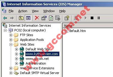 (Xem lại bài NAT Server) Từ PC04 ta thử truy cập bằng IP Public của mạng thứ 1 xem thử (trong ví dụ này IP