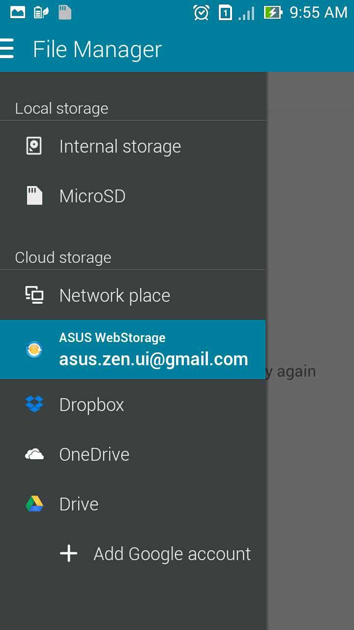 Truy cập dịch vụ lưu trữ đám mây QUAN TRỌNG! Bật Wi-Fi trên điện thoại ZenFone để xem các file trong dịch vụ Lưu trữ đám mây.