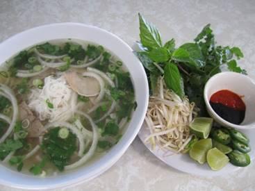 BEEF NOODLE SOUP PHỞ (Includes green & yellow onions, cilantro, and side dish: basil, beansprouts, lime, jalapeño) C1. Combination Deluxe Phở * $10.