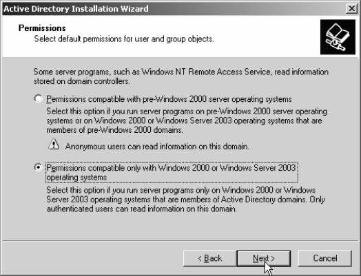 chỉ toàn các Server Windows 2000 và Windows Server 2003.
