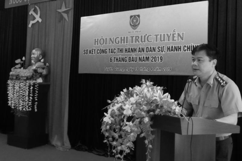 Theo báo cáo, trong 6 tháng đầu năm trong số có điều kiện, toàn ngành thi hành án tỉnh Tuyên Quang đã giải quyết xong 1.
