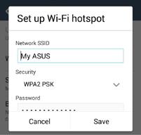 Kết nối Khi dịch vụ Wi-Fi không có sẵn, bạn có thể sử dụng điện thoại Zen làm modem hoặc chuyển nó thành Trạm phát Wi-Fi để truy cập internet trên laptop, máy tính bảng và các thiết bị di động khác.