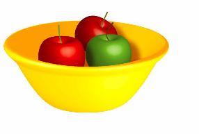 Bước 6: Bạn điều chỉnh Apperance để điều chỉnh quả táo đỏ:window/appearance(shift+f6) chon quả táo đỏ sau đó Click lên