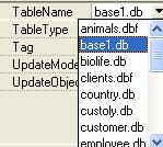 و data source1 ﻣﻦ ﺷﺮﯾﻂ اﻟﻤﺮﻛﺒﺎت Accès bd -3 ﻓﻲ ﻣﻔﺘﺶ اﻟﻜﺎﺋﻨﺎت ﻗﻢ ﺑﺘﺤﺪﯾﺪ اﻟﻤﺮﻛﺒﺔ table1 ﻗﻢ ﺑﺘﻐﯿﯿﺮ اﻟﺨﺎﺻﯿﺔ data base name ﺑــ laoubi_adel : أي اﻟﻤﻠﻒ اﻟﺬي اﻧﺸﺄ ﻧﺎه ﺳﺎﺑﻘﺎ -4 ﻓﻲ ﻣﻔﺘﺶ