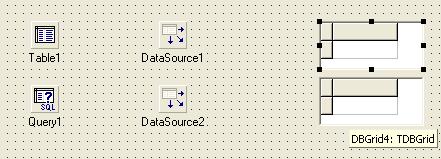 5 ﺗﻌﻠﻢ دﻟﻔﻲ ﺑﻧﻔس اﻟطرﯾﻘﺔ اﻟﺳﺎﺑﻘﺔ وﻛذﻟك ﺑﺎﻟﻧﺳﺑﺔ ﻟﻌﻣﻠﯾﺔ اﻟرﺑط ﺑﯾن data source2 ﻣﻊ اﻟﻣرﻛﺑﺔ query1 رﺑط اﻟﻣرﻛﺑﺔ - data source2 و Dbgrid2 _ te a l 0 de 79 l@ 0- ya 88 h o -0 o 3-.