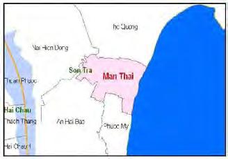 Phường: Mân Thái Quận: Sơn Trà Đặc điểm Phường Mân Thái nằm hướng ra biển Đông. đang tăng với tốc độ bình quân hàng năm là,7%.