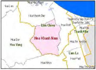 Phường: Hòa Khánh Nam Quận: Liên Chiểu Đặc điểm INăm 5, với kết quả cải cách hành chính, từ một phường được tách thành là Hòa Khánh Nam và Hòa Khánh Bắc.