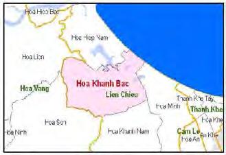 Phường: Hòa Khánh Bắc Quận: Liên Chiểu Đặc điểm Năm 5, với kết quả cải cách hành chính, từ một phường được tách thành là Hòa Khánh Bắc và Hòa Khánh Nam.