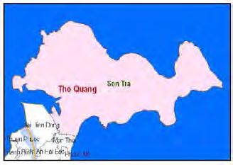 Phường: Tho Quang Quận: Sơn Trà Vị trí Đặc điểm Phường Thọ Quang là phường cực bắc của thành phố và chiếm đa số là rừng. Ở ngành khu vực, lao động chủ yếu làm nghề cá.