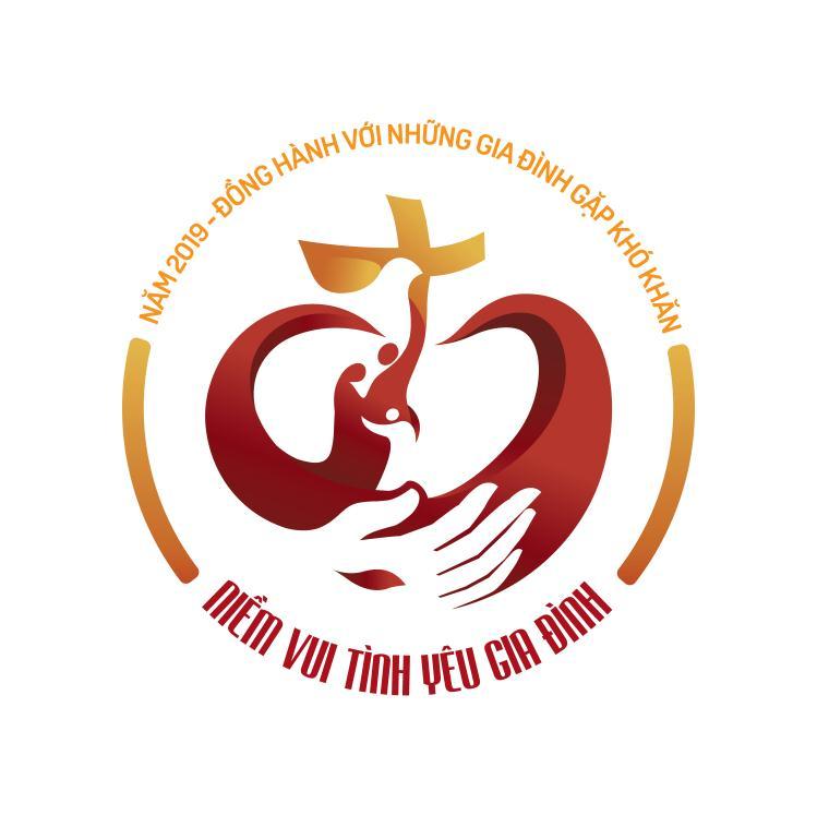 Logo Năm Mục vụ Gia đình 2019 6 Chủ đề Năm Mục Vụ Gia Đình 2019: Đồng hành với những gia đình gặp khó khăn GIẢI THÍCH Ý NGHĨA LOGO Bàn tay mang dấu đinh của Chúa Giêsu là dấu chỉ của tình yêu Thiên