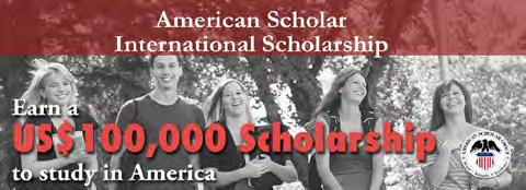 Học bổng được áp dụng đối với thành viên cấp trung học của Chương trình Học bổng trường học đối tác ASG (American Scholar Partnership Program).