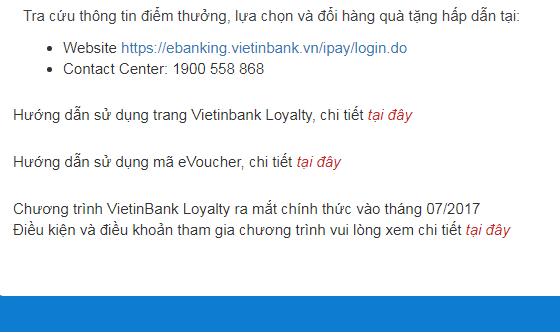 trực quan các bước tích điểm đổi quà tại VietinBank Loyalty.