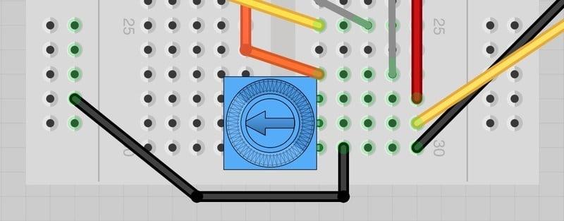 Arduino Uno R3 Jumper wires ﺗﺼﻤﻴﻢ ﻟﻮح اﻟﺘﺠﺎرب ﺗﺼﻤﻴﻢ اﻟﺪاﺋﺮة ﻓﻲ ﻫﺬا اﻟﺪرس ﻫﻮ ﻧﻔﺲ اﻟﺘﺼﻤﻴﻢ ﺑﺎﻟﺪرس اﻟﺘﺎﺳﻊ وﻟﻜﻦ ﻗﻤﻨﺎ