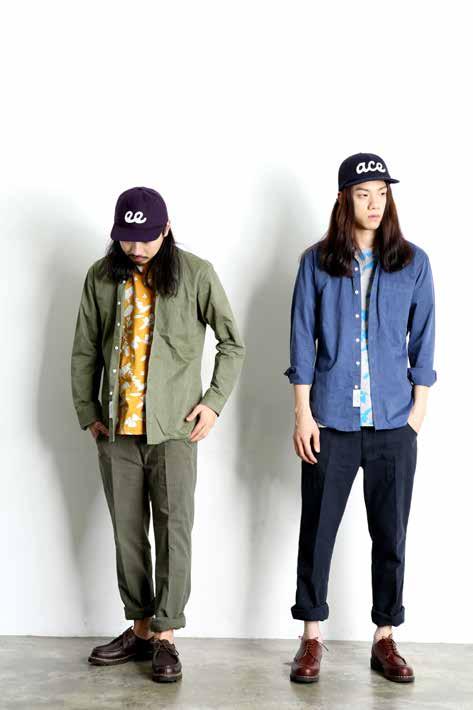 5-1. GARDENER L/S SHIRT_OLIVE N.I.G PATTERN TEE_YELLOW ARMY PANTS_OLIVE [COTTON RIPSTOP] 6.