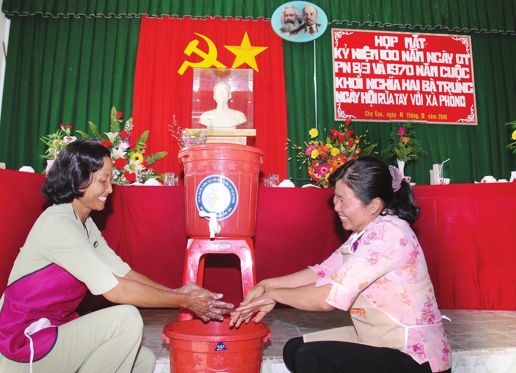 Dự án Rửa tay với Xà phòng Mở rộng Toàn cầu Kết quả, Tác động và Kinh nghiệm ở Việt Nam 5 có một chương trình đơn lẻ về RTVXP.