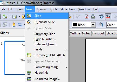 25 4.Hướng dẫn sử dụng slide trong OpenOffice Hình 39. Tạo một slide mới 4.2.2 Thay đổi