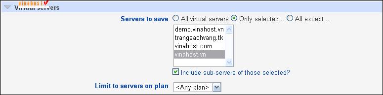14. Backup & Restore Virtualmin Để thực hiện backup các virtual server ta thực hiện các bước sau: Đăng nhập vào
