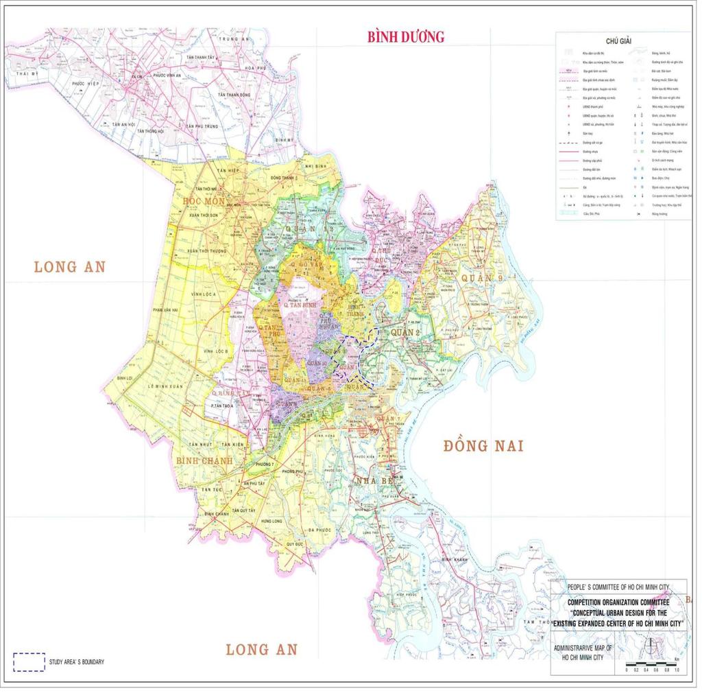 101 PHỤ LỤC Bản đồ hành chính Thành phố Hồ Chí Minh (Nguồn: