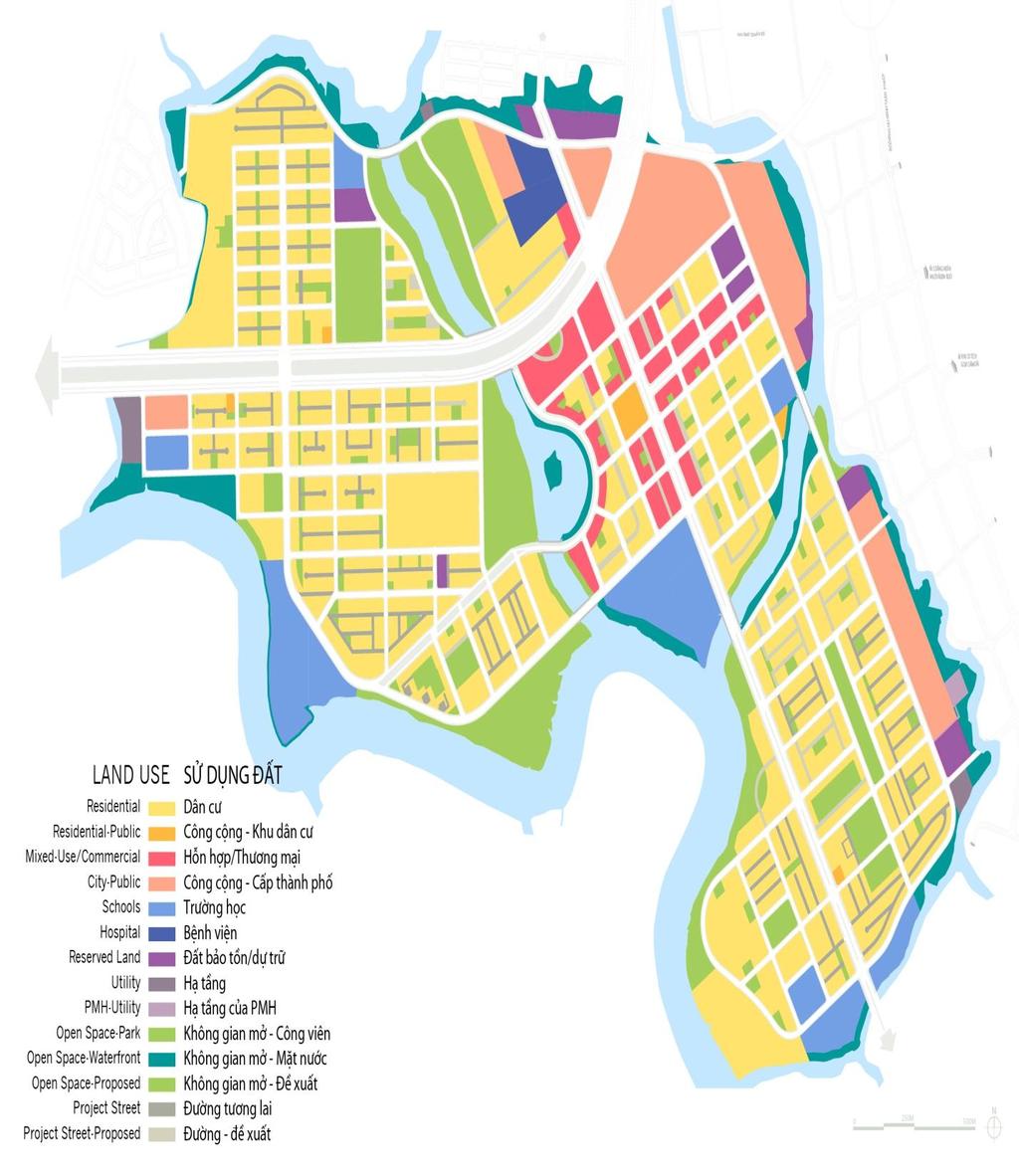 103 Bản đồ quy hoạch vùng đất Nam Sài Gòn (Nguồn: